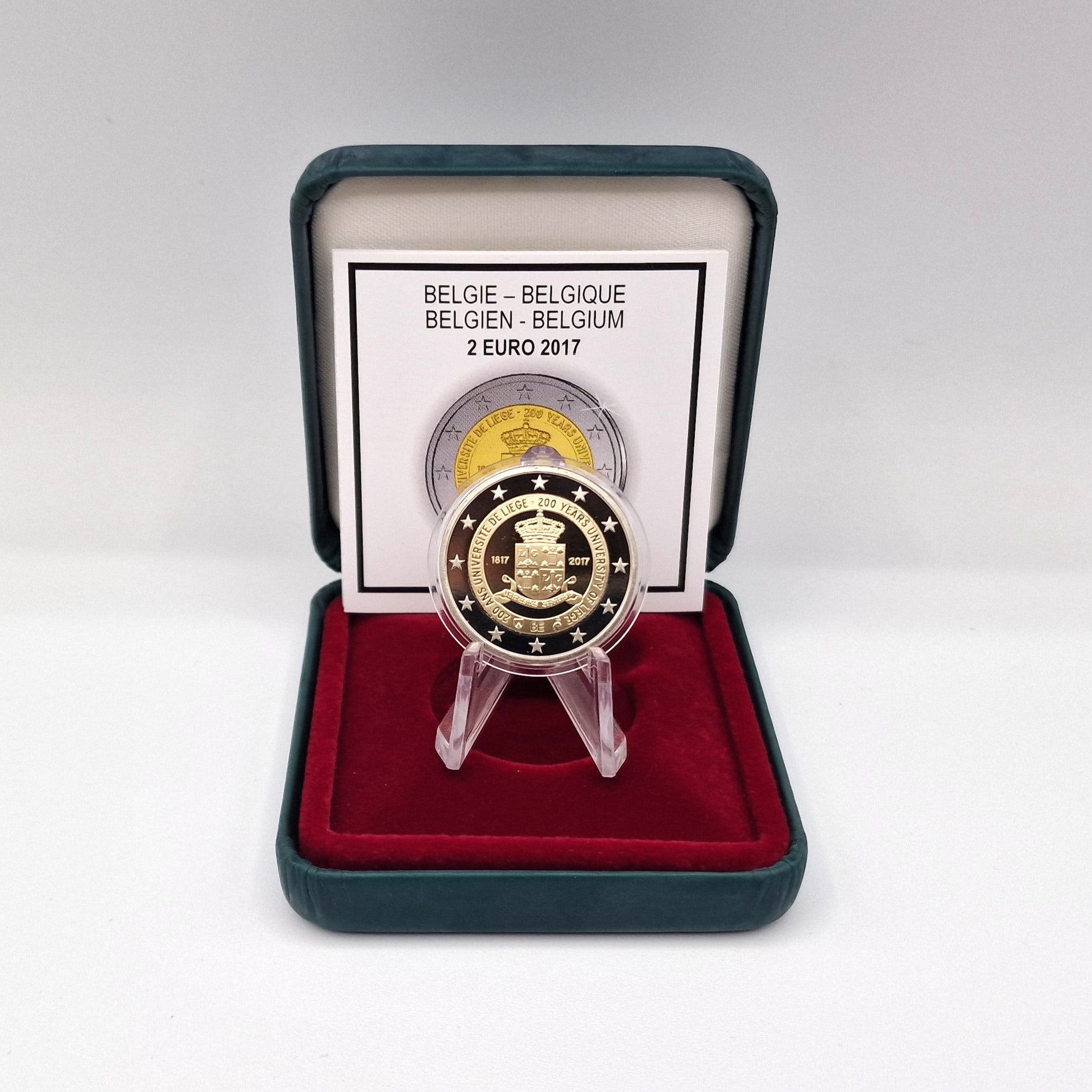 2017 Universidade de Liège - 2€ Bélgica Proof